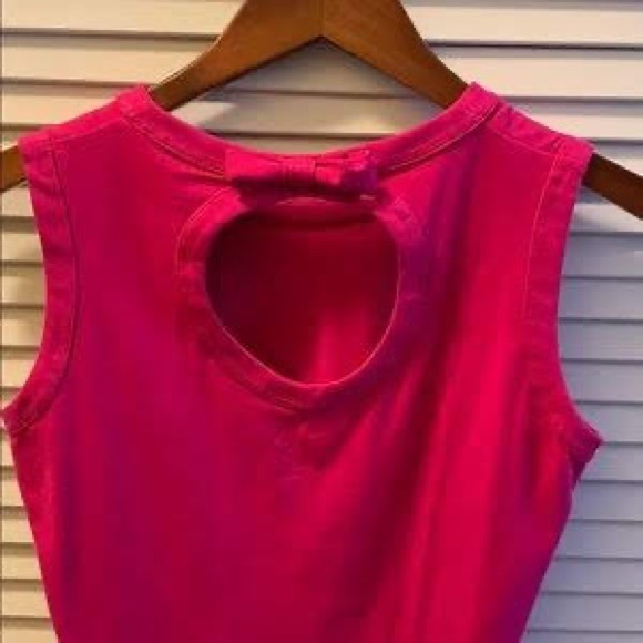 NWOT Kate Spade Pink Keyhole Tank Top - Picture 5 of 5